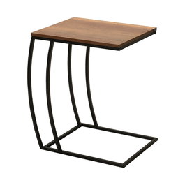 Hanah Home Shp-908-Oo-1 Mesa Auxiliar Nogal 50x62x35 cm